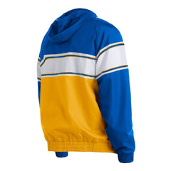 Milwaukee Brewers New Era Ripstop Raglan Quarter-Zip Hoodie - Royal - New Era Online