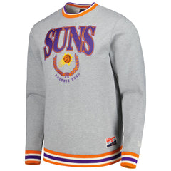 Phoenix Suns Unisex Vintage Throwback Crew Sweatshirt Heather Gray | New Era