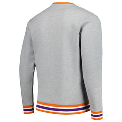 Phoenix Suns Unisex Vintage Throwback Crew Sweatshirt Heather Gray | New Era