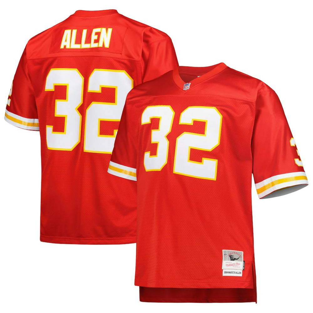 Mitchell & Ness Marcus Allen Kansas City Chiefs Big & Tall 1994 Retired Player Replica Jersey Red