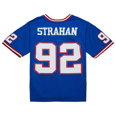 Mitchell & Ness Michael Strahan New York Giants Big & Tall 1993 Retired Player Replica Jersey Royal