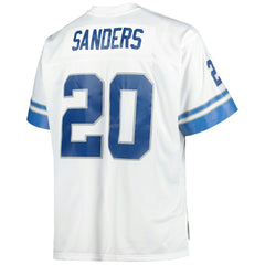 Mitchell & Ness Barry Sanders Detroit Lions Big & Tall 1996 Retired Player Replica Jersey White