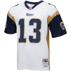 Mitchell & Ness Kurt Warner Los Angeles Rams Big & Tall 2001 Retired Player Replica Jersey White