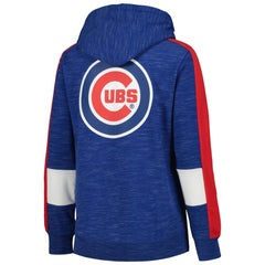 Chicago Cubs New Era Women's Colorblock Full-Zip Hoodie - Royal - New Era Discount