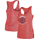 Los Angeles Angels New Era Women's Active Racerback Tank Top - Red - New Era Lifestyle