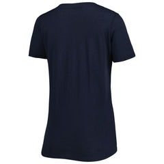 Tennessee Titans New Era Women's Ink Dye Sideline V-Neck T-Shirt Navy