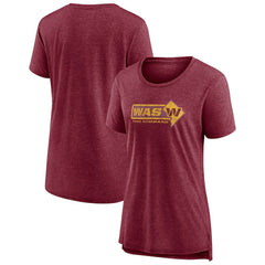 Fanatics Washington Commanders Women's Hometown First Down T-Shirt Heather Burgundy