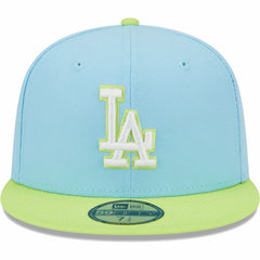Los Angeles Dodgers New Era Spring Color Two-Tone 59FIFTY Fitted Hat - Light Blue/Neon Green - New Era Online
