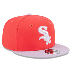 Chicago White Sox New Era Spring Basic Two-Tone 9FIFTY Snapback Hat - Red/Purple - New Era on Sale