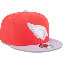 Arizona Cardinals New Era Two-Tone Color Pack 9FIFTY Snapback Hat Red/Lavender