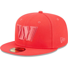 Washington Commanders New Era Color Pack Brights 59FIFTY Fitted Hat Red