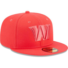 Washington Commanders New Era Color Pack Brights 59FIFTY Fitted Hat Red