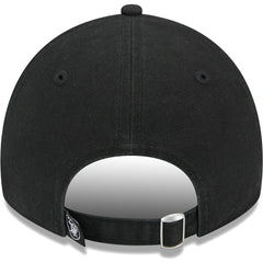 Las Vegas Raiders New Era Women's Leaves 9TWENTY Adjustable Hat Black