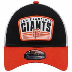 San Francisco Giants New Era Two-Tone Patch 9FORTY Snapback Hat - Black - New Era Lifestyle
