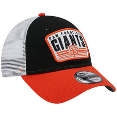 San Francisco Giants New Era Two-Tone Patch 9FORTY Snapback Hat - Black - New Era Lifestyle