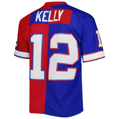 Mitchell & Ness Jim Kelly Buffalo Bills 1990 Split Legacy Replica Jersey Royal/Red