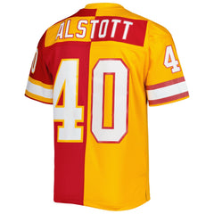 Mitchell & Ness Mike Alstott Tampa Bay Buccaneers 1996 Split Legacy Replica Jersey Orange/Red