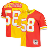 Mitchell & Ness Derrick Thomas Kansas City Chiefs 1994 Split Legacy Replica Jersey Red/Gold