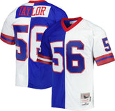 Mitchell & Ness Lawrence Taylor New York Giants 1986 Split Legacy Replica Jersey Royal/White
