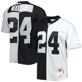 Mitchell & Ness Charles Woodson Las Vegas Raiders 1998 Split Legacy Replica Jersey Black/Silver