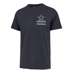 47 brand Dallas Cowboys '47 Open Field Franklin T-Shirt Navy
