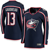 Johnny Gaudreau Columbus Blue Jackets Fanatics Women's Breakaway Player Jersey - Navy - NHL 5006125