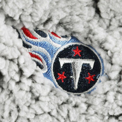 Tennessee Titans G-III 4Her by Carl Banks Women's Sherpa Quarter-Zip Jacket Gray