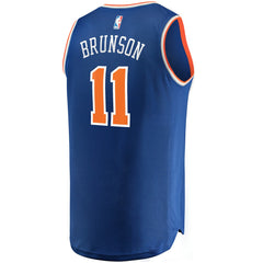 Jalen Brunson New York Knicks Fast Break Replica Jersey Icon Edition Blue | Fanatics for sale
