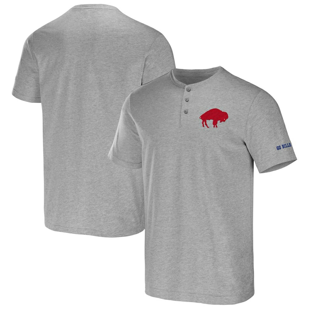 Fanatics Buffalo Bills NFL x Darius Rucker Collection Henley T-Shirt Heathered Gray