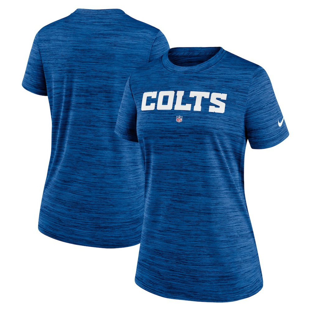 Nike Indianapolis Colts Women's Sideline Velocity Performance T-Shirt Royal
