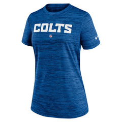 Nike Indianapolis Colts Women's Sideline Velocity Performance T-Shirt Royal