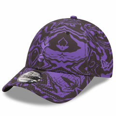 Tottenham Hotspur New Era Allover Print 9FORTY Adjustable Hat Black/Purple - New Era cheap