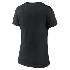 Fanatics New Orleans Saints Women's Shine Time V-Neck T-Shirt Black