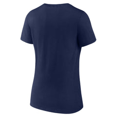 Fanatics Tennessee Titans Women's Shine Time V-Neck T-Shirt Navy