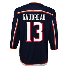 Johnny Gaudreau Columbus Blue Jackets Youth 2022/23 Premier Player Jersey - Navy - NHL 5017483