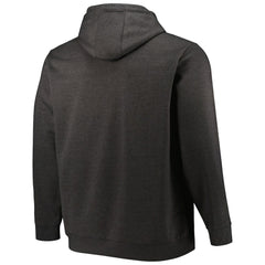 Tampa Bay Lightning Fanatics Big & Tall Dynasty Pullover Hoodie - Heather Charcoal - NHL 5017821