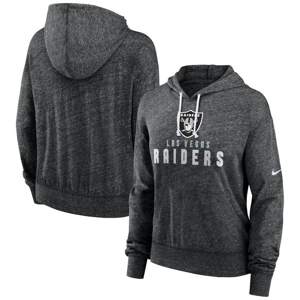 Nike Las Vegas Raiders Women's Gym Vintage Lightweight Pullover Hoodie Black