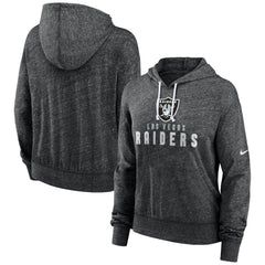 Nike Las Vegas Raiders Women's Gym Vintage Lightweight Pullover Hoodie Black