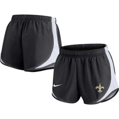 Nike New Orleans Saints Women's Plus Size Tempo Shorts Black