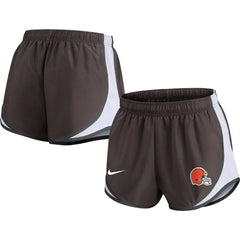 Nike Cleveland Browns Women's Performance Tempo Shorts Brown
