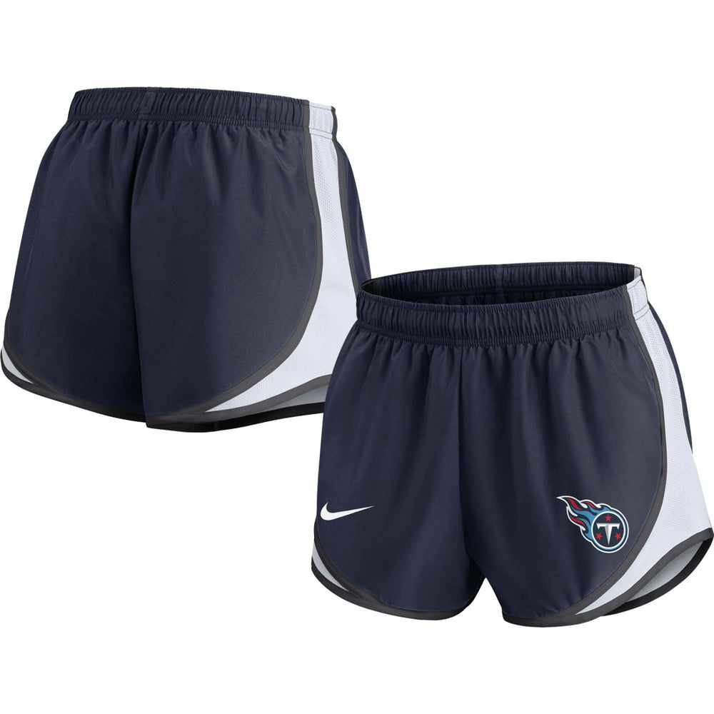 Nike Tennessee Titans Women's Performance Tempo Shorts Navy