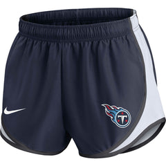 Nike Tennessee Titans Women's Performance Tempo Shorts Navy