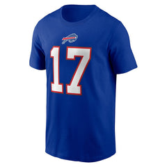 Nike Josh Allen Buffalo Bills Player Name & Number T-Shirt Royal
