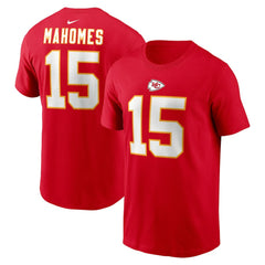Nike Patrick Mahomes Kansas City Chiefs Player Name & Number T-Shirt Red