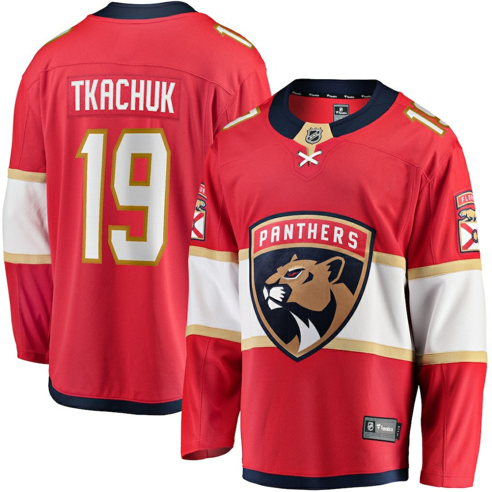 Matthew Tkachuk Florida Panthers Fanatics Home Breakaway Player Jersey - Red - NHL 5021645