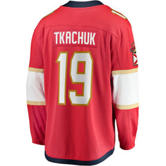 Matthew Tkachuk Florida Panthers Fanatics Home Breakaway Player Jersey - Red - NHL 5021645