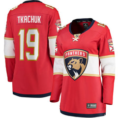 Matthew Tkachuk Florida Panthers Fanatics Women's Home Breakaway Player Jersey - Red - NHL 5021655