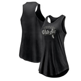 Chicago White Sox Fanatics Women's Simplicity Swing Racerback Scoop Neck Tank Top - Black - Fanatics on Sale