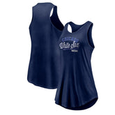 Chicago White Sox Fanatics Women's Simplicity Swing Racerback Scoop Neck Tank Top - Navy - Fanatics Sale