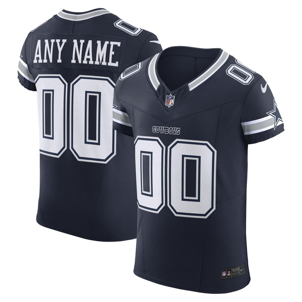 Nike Dallas Cowboys Vapor F.U.S.E. Elite Custom Jersey Navy